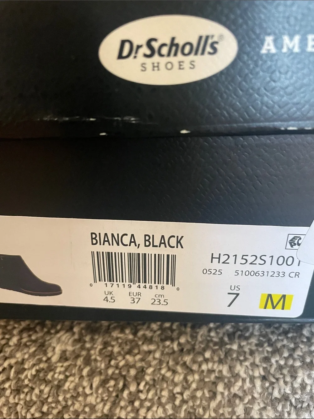 Dr. Scholl's Black Wedge Ankle Booties with Tan Pull Tabs